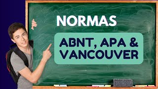 🎓Comparação Detalhada entre as normas ABNT Vancouver e APA [upl. by Heins]