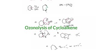 Ozonolysis of Alkene Cycloalkene  Oxidative Cleavage of Alkene Full Mechanism Explained [upl. by Oppen]