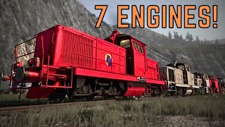 This train is just absurd  7 locos 6 jobs 800m long  Derail Valley Career Ep 9 [upl. by Rezeile]