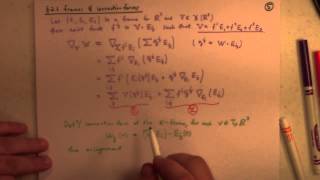 Differential Geometry Lecture 7 part 2 connection form in R3 [upl. by Eyar]