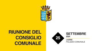 Consiglio Comunale di Lazise  25 Settembre 2024 [upl. by Nyltak876]