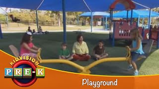 Playground  Virtual Field Trip  KidVision PreK [upl. by Ellenij]