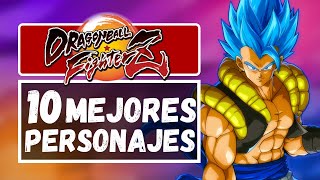 Los 10 Mejores Personajes de Dragon Ball FighterZ  2024 [upl. by Limbert]