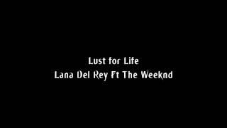 Lana Del Rey  Lust For Life ft the Weeknd lyrics [upl. by Asenev]