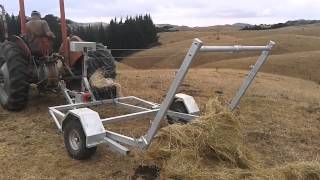 haybale decoiler trailer [upl. by Anahc99]