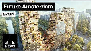 Future Amsterdam  Valley by MVRDV Tops out in Zuidas District [upl. by Navaj]