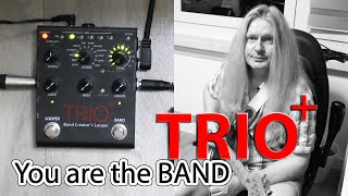 Digitech TRIO  band creator  looper  TUTORIAL  deutsch [upl. by Derfiniw]