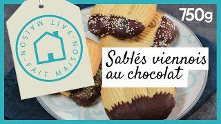 Recette de sablés viennois ou Spritz au chocolat  750g [upl. by Ellinet390]