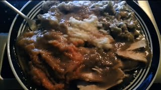 ASMR Thanksgiving Leftovers [upl. by Ralip]