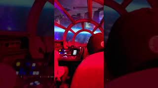 Millennium Falcon Smugglers Run ride at Disney World [upl. by Nwahsiek935]