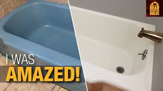 Repair Your Chipped Bathtub With Rustoleum Tub And Tile Touch Up Paint In Minutes [upl. by Annaiviv]