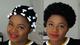 FAILED ROLLER SET ON SHORT NATURAL HAIR  4C HAIR [upl. by Beale517]