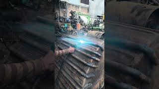 SANY 210 excavator bucket repair [upl. by Donia54]