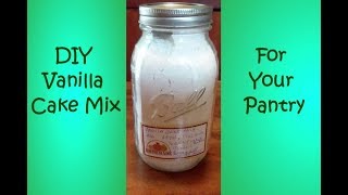 DIY Vanilla Cake Mix [upl. by Rise966]