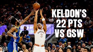 Keldon Johnsons Highlights vs Golden State Warriors  392024 [upl. by Helyn]