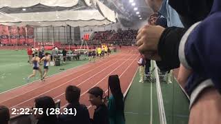 Yomif Kejelcha 34701 Indoor Mile World Record [upl. by Ztnarf]