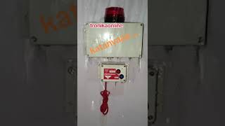 EMERGENCY PULL CORD ALARM DISABLED toilet Panic button OUTDOOR WIRELESS SIREN STROBO [upl. by Daffi]