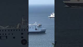 The new Manxman enters Douglas Bay [upl. by Roosnam]