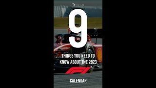 🗓 9 things you NEED to know about the 2023 F1 calendar shorts [upl. by Acinoda]