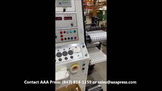 Rotoflex DLI330 13quot Rotary Die Cutter USED FOR SALE  AAA Press Listing  20635 [upl. by Zampardi]