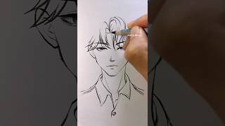 How To Draw anime Boy Drawing Boy Sketch ArtDrawing Viralshort Trendingshort shortsfeed anime [upl. by Abeh408]