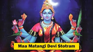 Maa Matangi Devi Stotram  negative energy removal mantra  mantra [upl. by Ayotyal]