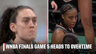 BREANNA STEWART SENDS WNBA FINALS GAME 5 TO OT WITH CLUTCH FTS 🔥  WNBA on ESPN [upl. by Anikas]