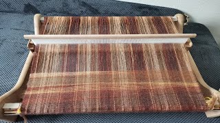 Ashford 24 60cm rigid heddle loom weaving scarf 1 [upl. by Ettennig853]