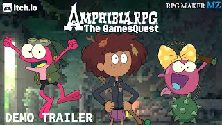 Amphibia RPG The GamesQuest — itchio DEMO TRAILER [upl. by Anyaled]