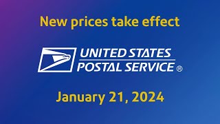 USPS Rate Change Highlights – January 21 2024 [upl. by Hairom]