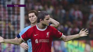 BRENTFORD X LIVERPOOL AO VIVO PREMIER LEAGUE ASSISTIR AO VIVO JOGO HOJE SIMULAÇÃO GAMEPLAY PES21 [upl. by Phylys63]