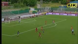 Syrianska  AIK 12  Kennedy Igboananike 20130714 [upl. by Cudlip]