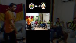 İNANILMAZ MAÇ  FENERBAHÇE  GALATASARAY TEPKİ VİDEOSU  galatasaray fenerbahçe [upl. by Melamie]