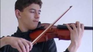 Ysaÿe  Sonata No5 for Solo Violin quotL´ Aurorequot Part  1 [upl. by Natrav110]