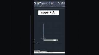 Autocad tutorial Copy  array in autocad subscribe for more [upl. by Bassett603]