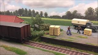 Internationale Spur 0  1 Tage Gießen 2022  Modellbahnfreunde OsterholzScharmbeck „Bhf Worpswede“ [upl. by Rinna]