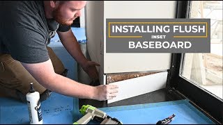 Site Crash  Modern Flush Baseboard Installation [upl. by Otxilac]