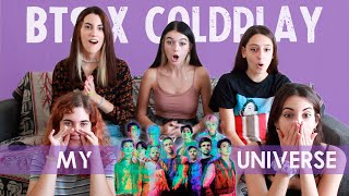 Coldplay X BTS  My Universe Official Video  Spanish college students REACTION ENG SUB [upl. by Mook]