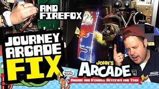 Journey Arcade G07 Fix  Vertical Collapse and Atari Firefox NO SOUND fix Part 19 [upl. by Nathalie]