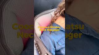 CooCoCo Shiatsu Neck and Back Massager funtions [upl. by Nileuqcaj263]