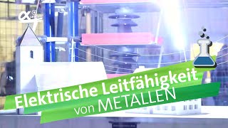 Die elektrische Leitfähigkeit von Metallen  alpha Lernen erklärt Chemie [upl. by Mauretta]