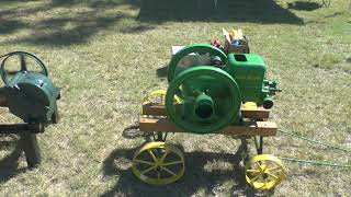 KINGAROY VINTAGE MACHINERY SHOW STATIONARY ENGINES 2021 [upl. by Pollock440]