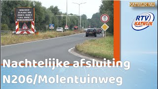 Afsluiting N206 Molentuinweg 20 augustus 2024 [upl. by Barbuto365]