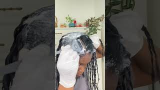 The best way to do a relaxer  hair relaxer  relaxer routine [upl. by Epolenep]