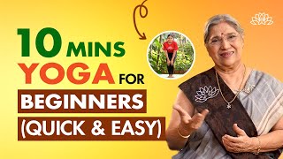 Quick amp Easy 10 min Yoga for beginners  The Yoga Institute [upl. by Sparks]