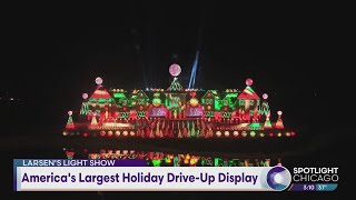 Larsens Light Show Americas Largest Holiday DriveUp Display [upl. by Alyworth]