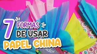 COMO DOBLAR PAPEL CHINA EN BOLSAS DE REGALO [upl. by Lightfoot]