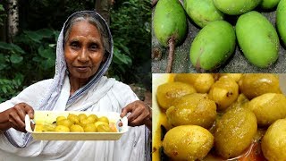 Kacha Amara Chutney by my Grandma Recipe at home Delicious and Tasty Cooking  Village Food [upl. by Otreblanauj140]