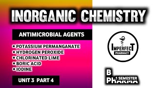 Antimicrobial Agents  Antiseptic  Disinfectants  Potassium Permanganate  Boric Acid  Iodine [upl. by Nitram425]