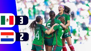 MEXICO VENCE 3  2 A PARAGUAY POR CUARTOS DE FINAL  COPA ORO FEMENINA  REY DEPORTIVO [upl. by Danais]